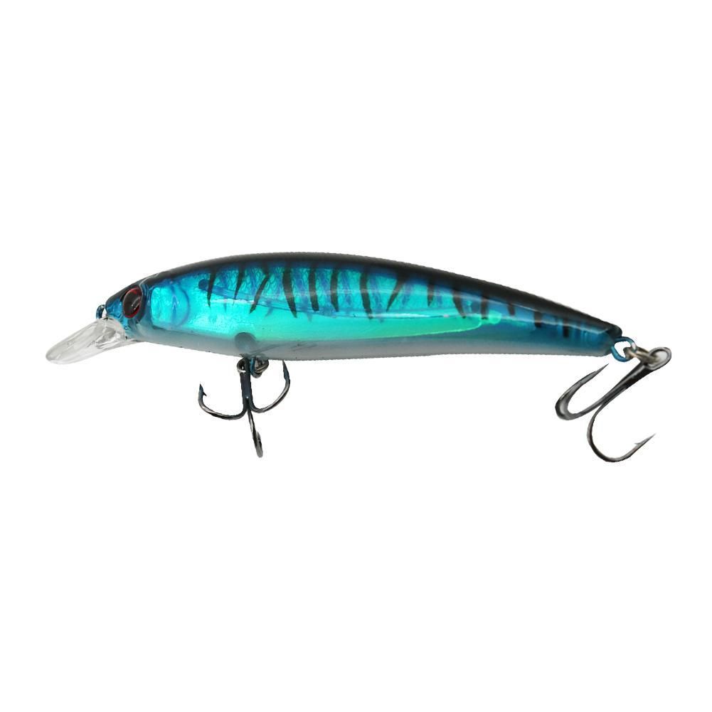 Laser Long Shot Minnow Hard Fishing Lure  Eyes Crankbait w/Treble Hook