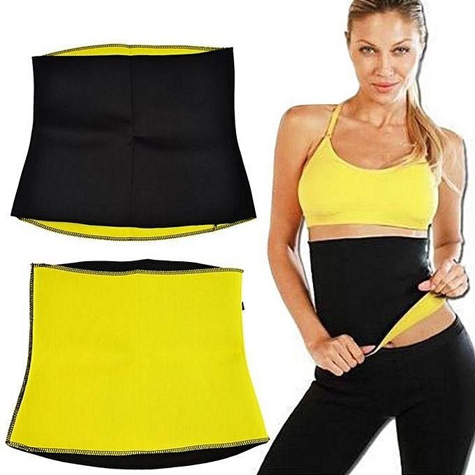 Hot Shapers Slimming Belt - Black and Yellow