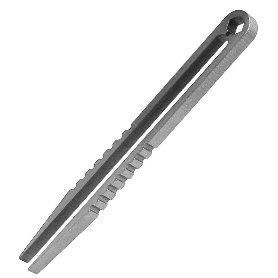 Portable EDC Titanium Alloy Tweezers Outdoor Survival Camping Travel Mini Tool❤V