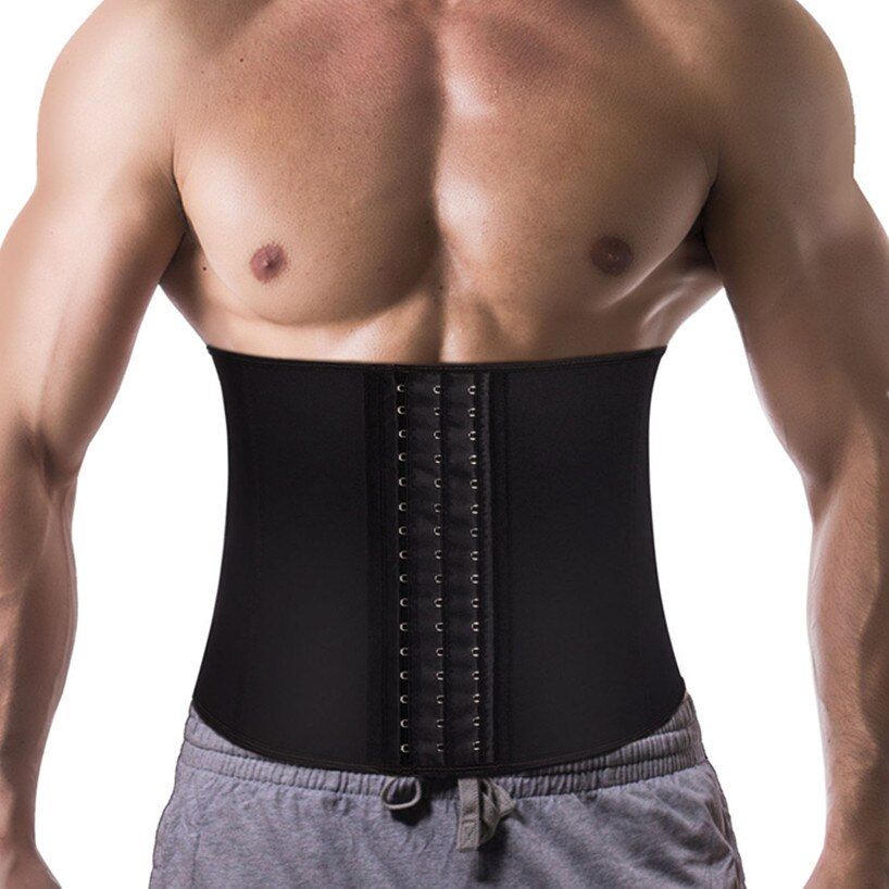 New Waist Trainer Man Neoprene Slimming Belt Men Shapers Tummy Reducing Belts Body Shaper Promote Sweat Shapewear Modeling Strip