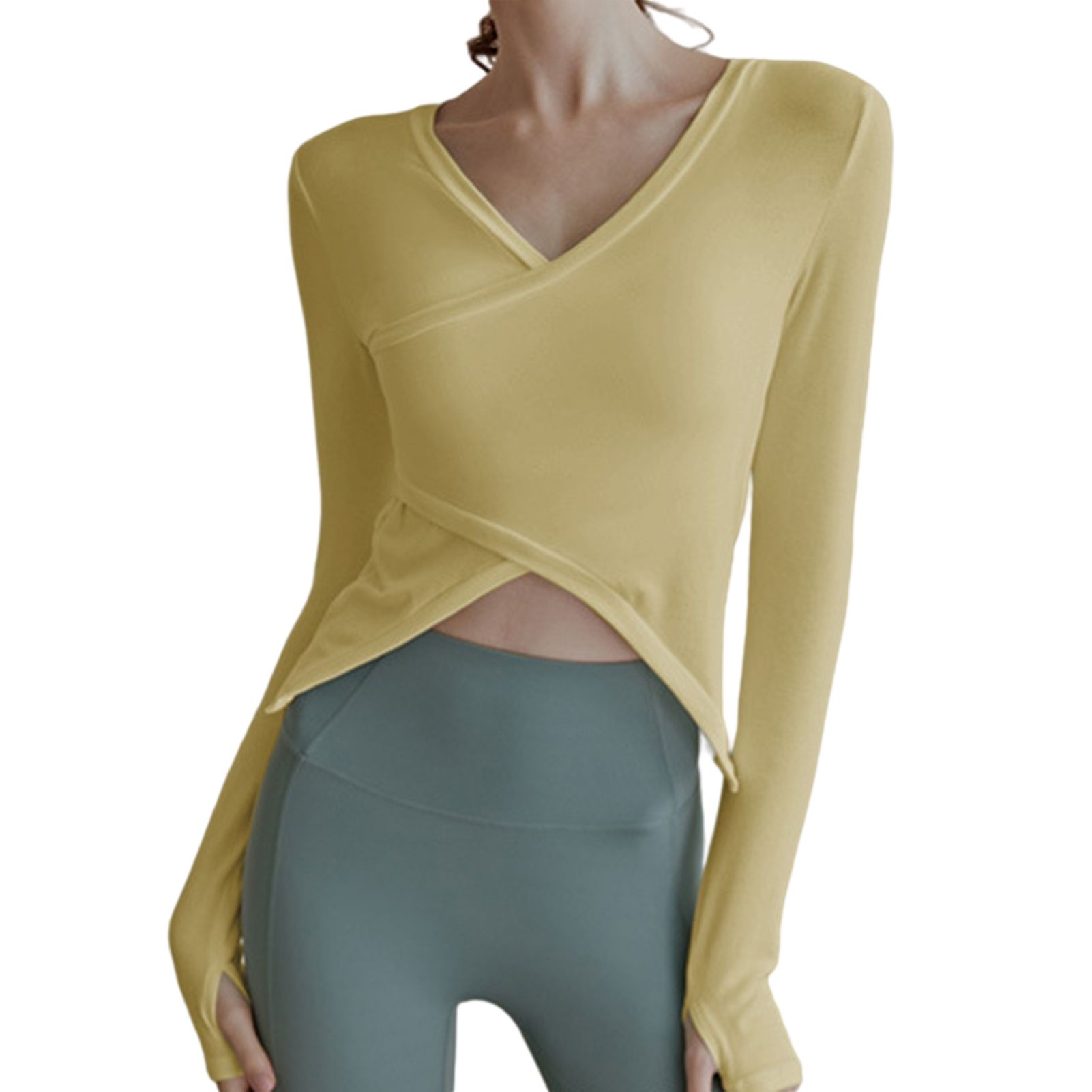 Yoga T-shirt Ultra Soft Moisture Wicking Fitness Crop Top