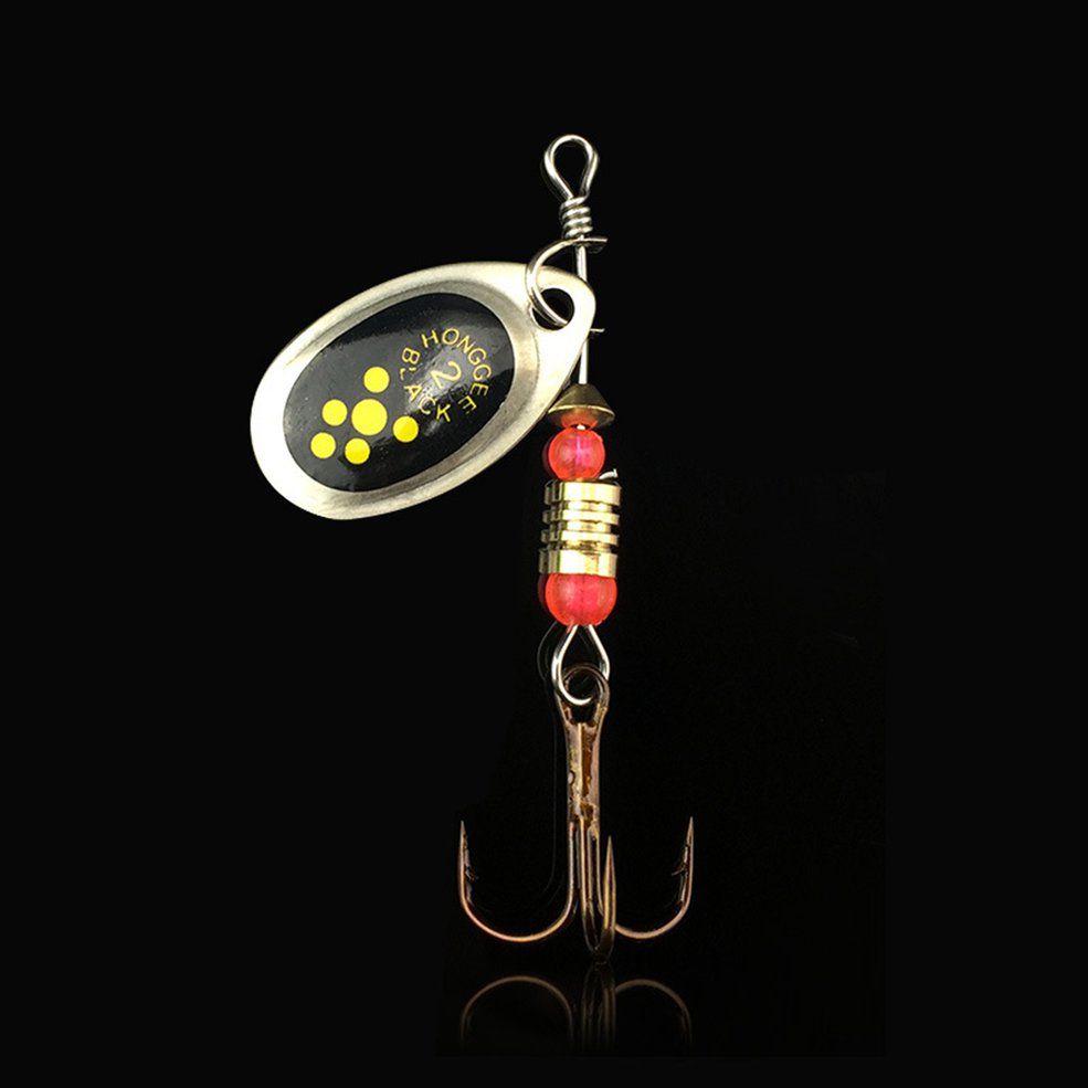 Rotating Sequin Road Lure 6 CM Hard Bait Sea Fishing Bait Hook
