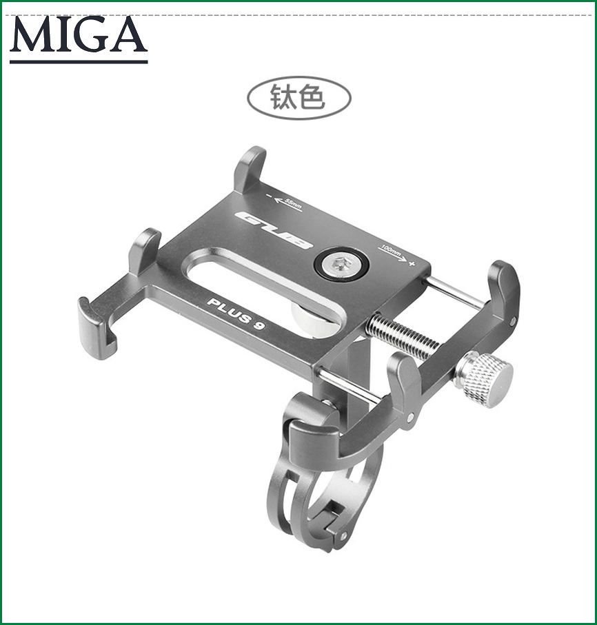 GUB plus 6 Metal CNC Bicycle Cell Phone Holder MTB Mountain Bike Motorcycle Handlebar Stem Clip Stand Fits 3.5-7.5 Smartphones
