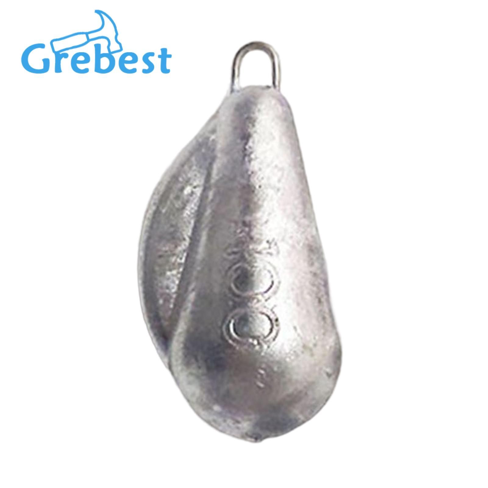 Grebest Fishing Lead Smooth Surfe Anti-deformation Fishing Weight