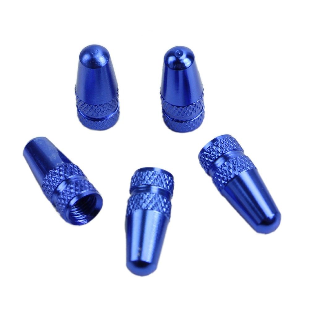 5pcs MTB Presta Newest Universal Aluminum Material Motorcycles Cars Styling Air Valve Caps Dust Cover Wheel Rim Tyre Stem Dustproof Cap