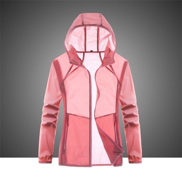 Women Outdoor Summer Sun Protection Jacket Breathable Quick Dry Ultrathin Skin Clothing Fishing Climbing Sports Jackets