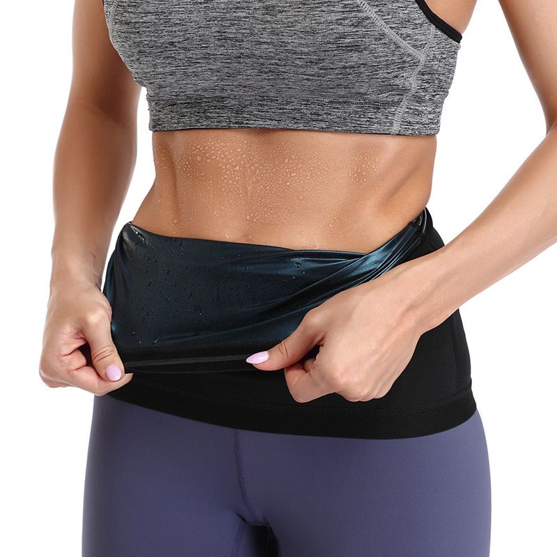 Men Polymer Sauna Sweat Waist Trainer Slimming Body Shaper Waist Trimmer Belt Workout Belly Compression Slim Corset Weight Loss