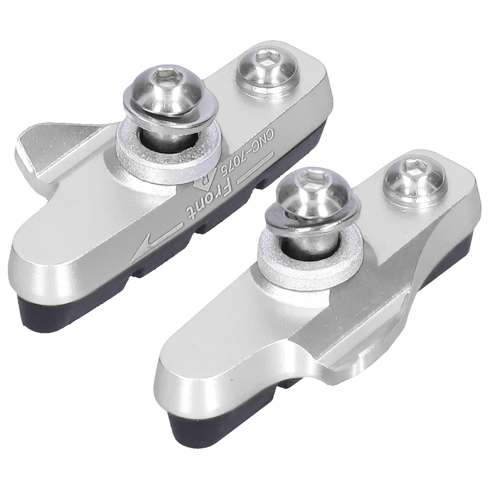 ZTTO Road Bike Brakes Pads Bicycle C‑Brake No‑Skid Rubber Blocks Replacement