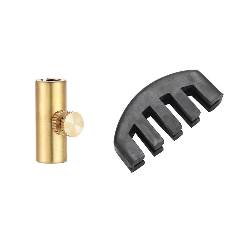 NANLIY- 2PCS 5 Claws Cello Mute for 1/8-4/4 Size Cello Volume Control Black with Gold Copper Cello Wolf Tone Eliminator