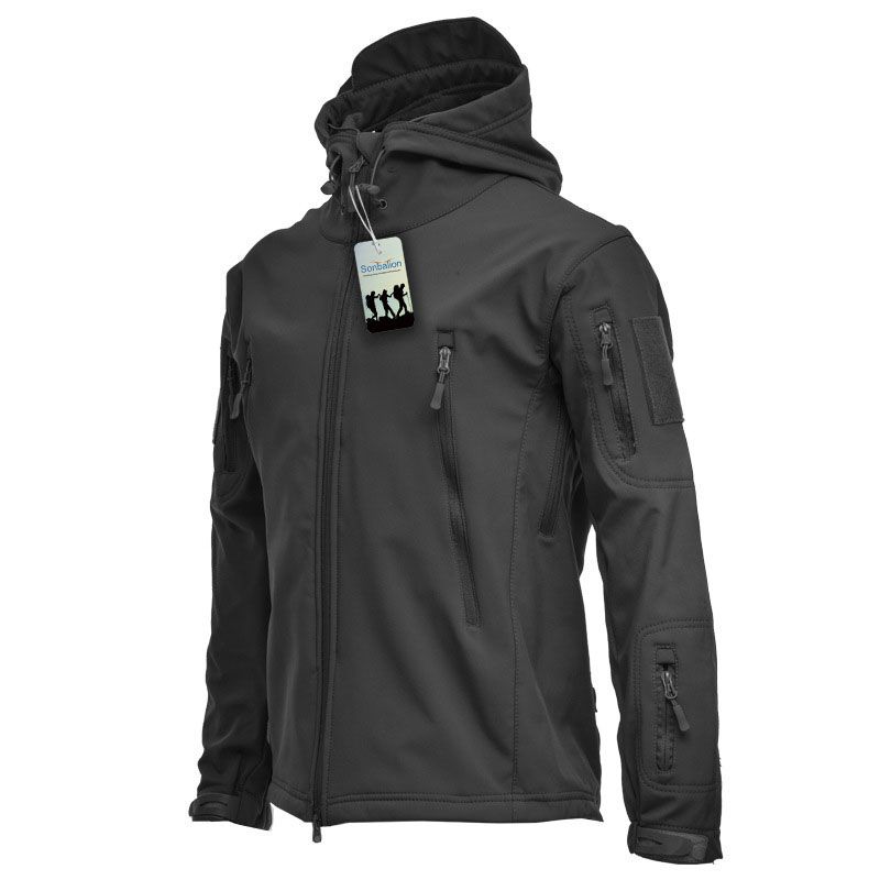 Outdoor Windproof Waterproof Thermal Softshell Jackets Men,Tactical Mountain Outerwear,Hiking Camping Military Jackets