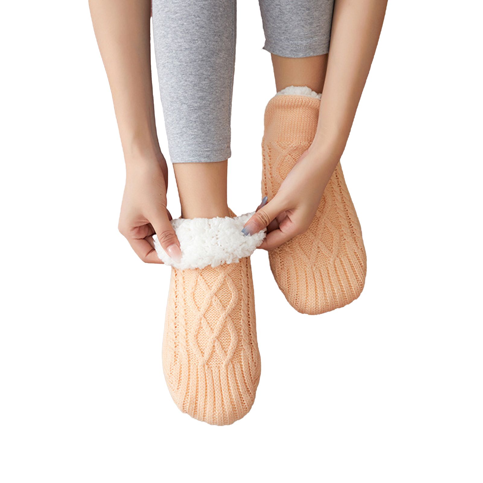 Grippers Socks Warm Anti-friction Cold Resistant Slipper Socks