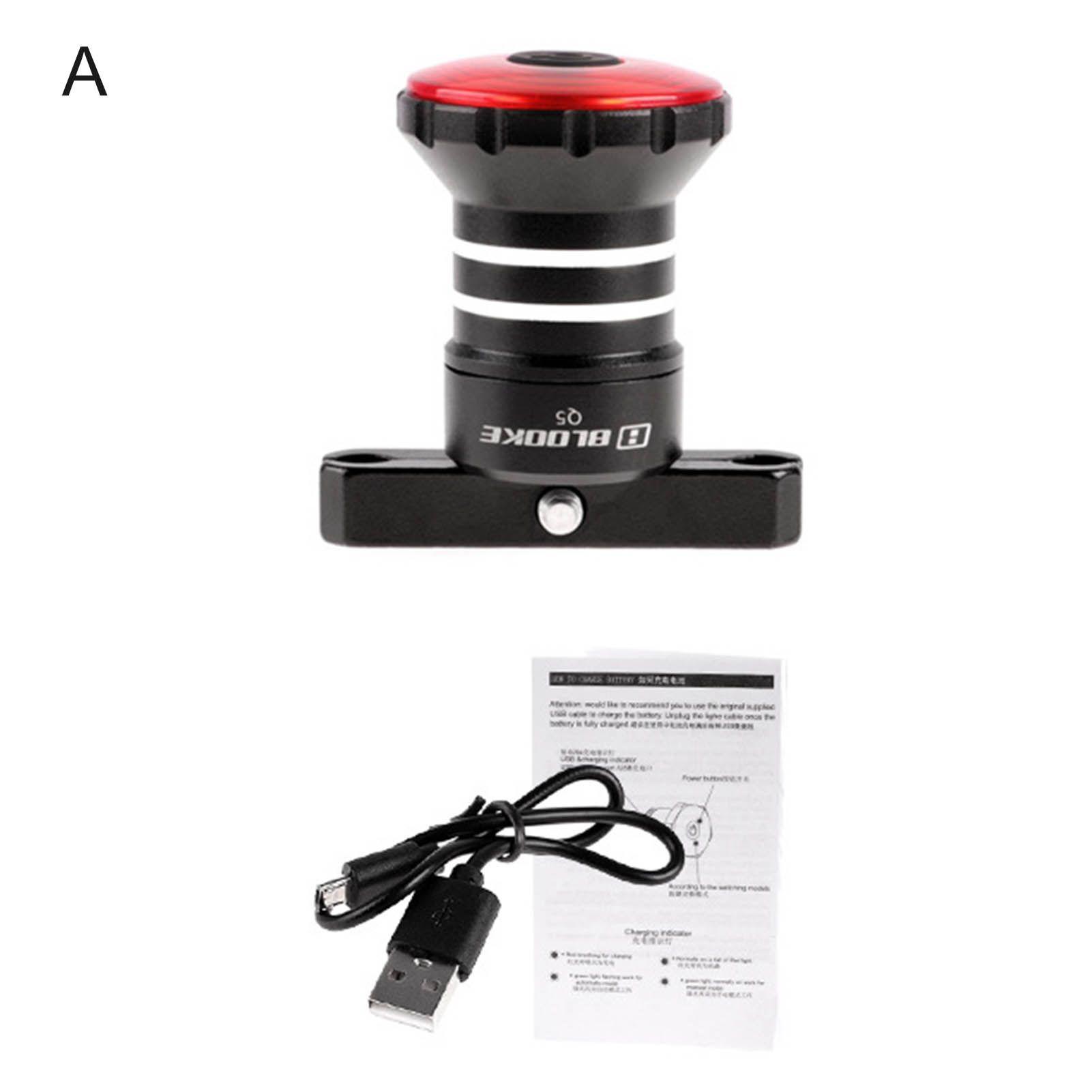 Smart Bike Tail Light IPX6 Waterproof 33.5H Using COB LED Bike Light