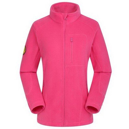 LoClimb Women's Outdoor Hiking Jacket Women Warm Polar Fleece Jacket Camping/Climbing Coats Travel/Trekking/Ski Jackets AW221