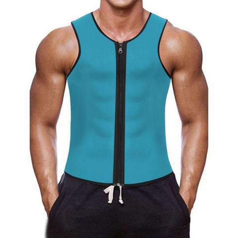 Slimming Belt Belly Men Slimming Vest Body Shaper Neoprene Abdomen Fat Burning Shapewear Waist Sweat Corset