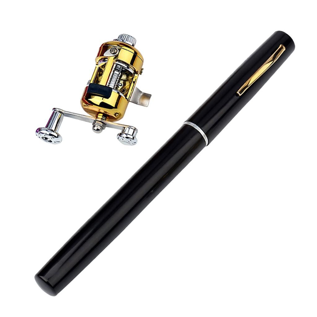Telescopic fishing rod with drum reel 2.1: 1 gear ratio-red