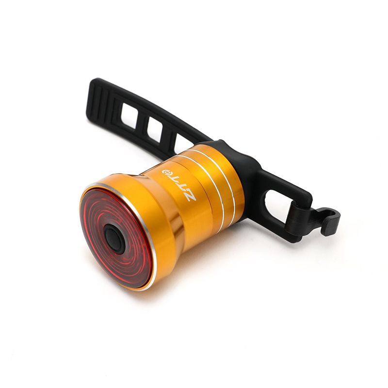 1PC ZTTO Smart Bicycle Rear Light Auto Start/Stop Brake Sensing IPx6 Waterproof USB Charge Cycling Tail Taillight Bike LED
