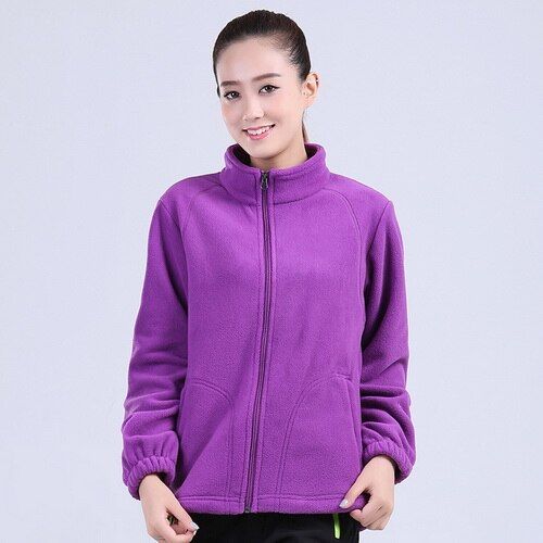 LoClimb Men Women's Outdoor Sport Polar Fleece Jacket Winter Warm Heated Ski Coat Camping Hiking Jackets Clothing AM132