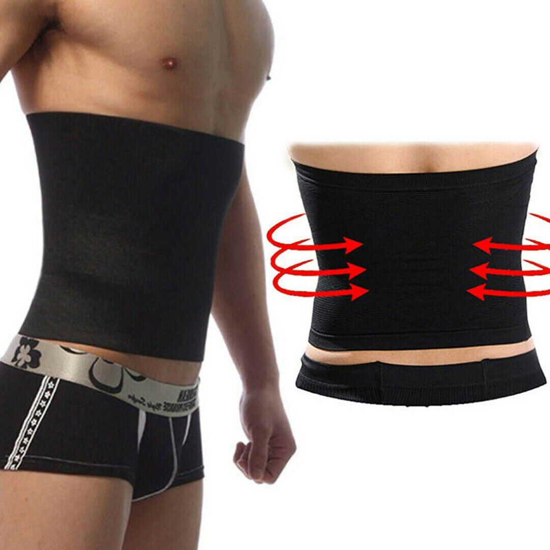 New Men Waist Belt Body Shaper Slimming Trainer Corset Compression Strap Belt Underwear Shapewear