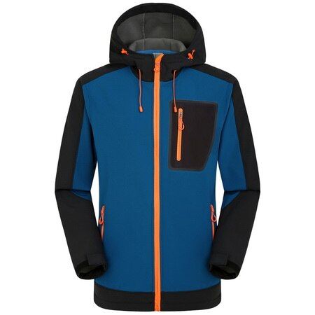LoClimb Softshell Jacket Men Windproof Waterproof Jacket Men's Soft Shell Windbreaker Rain Coat Hiking Jackets AM039
