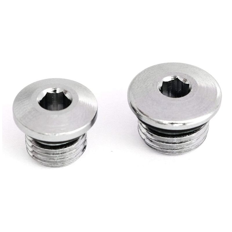 First Stage 7/16 inch Scuba Diving Regulator High Pressure Port Plug and 3/8 inch Low Pressure Port Plug