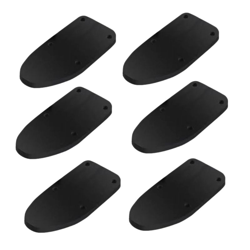 Land Surfing Skateboard Rubber Gasket Skateboard Parts for 6.25Inch Longboard CX4 Land Surfboard(6Pcs)