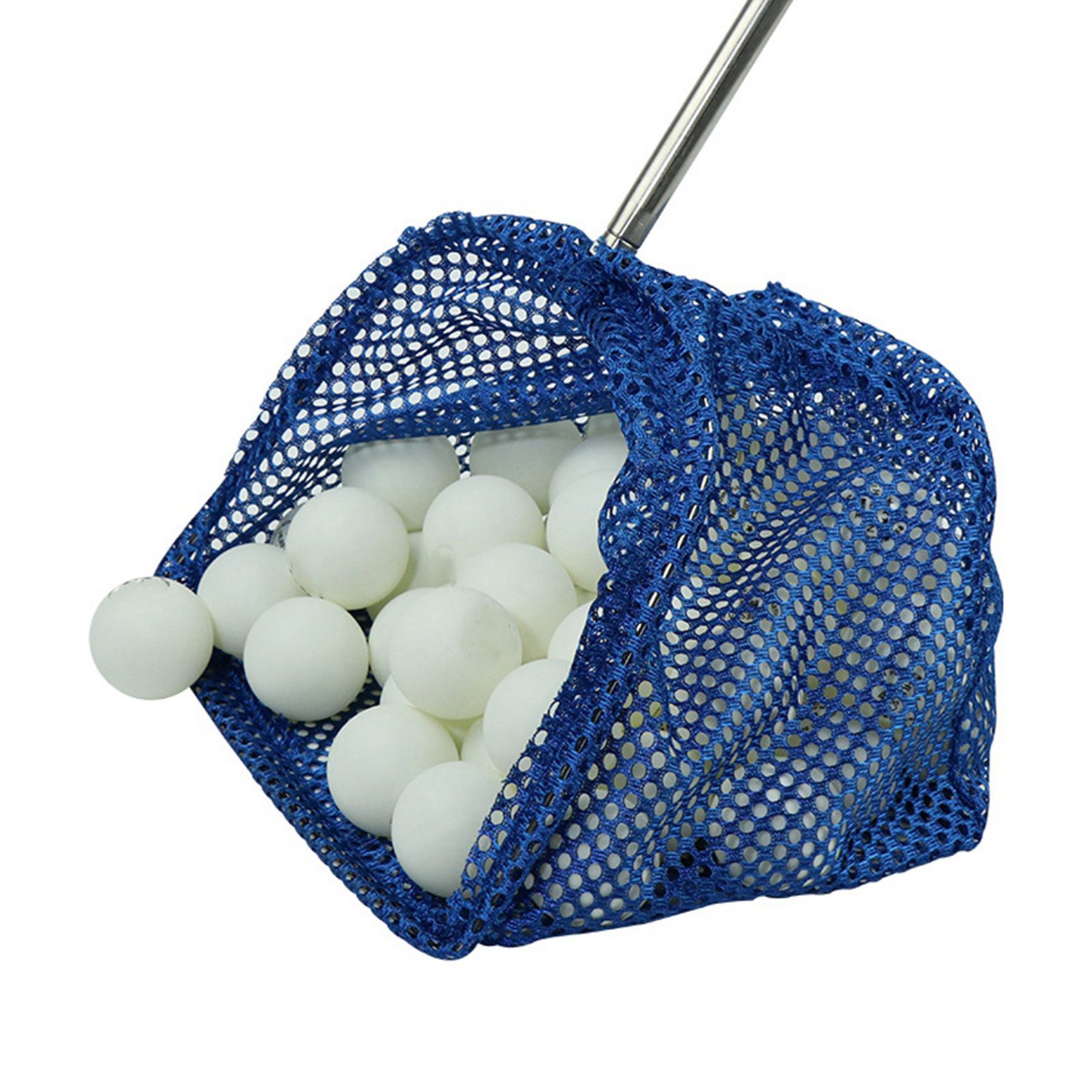 2X Portable Telescopic Scoop Net Table Tennis Ball Picker Net Table Tennis Ball Picker Container Training Tool for Ball