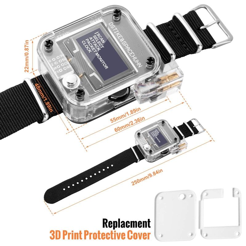 WiFi Deauther Watch V3 ESP8266 Programmable Development Board
