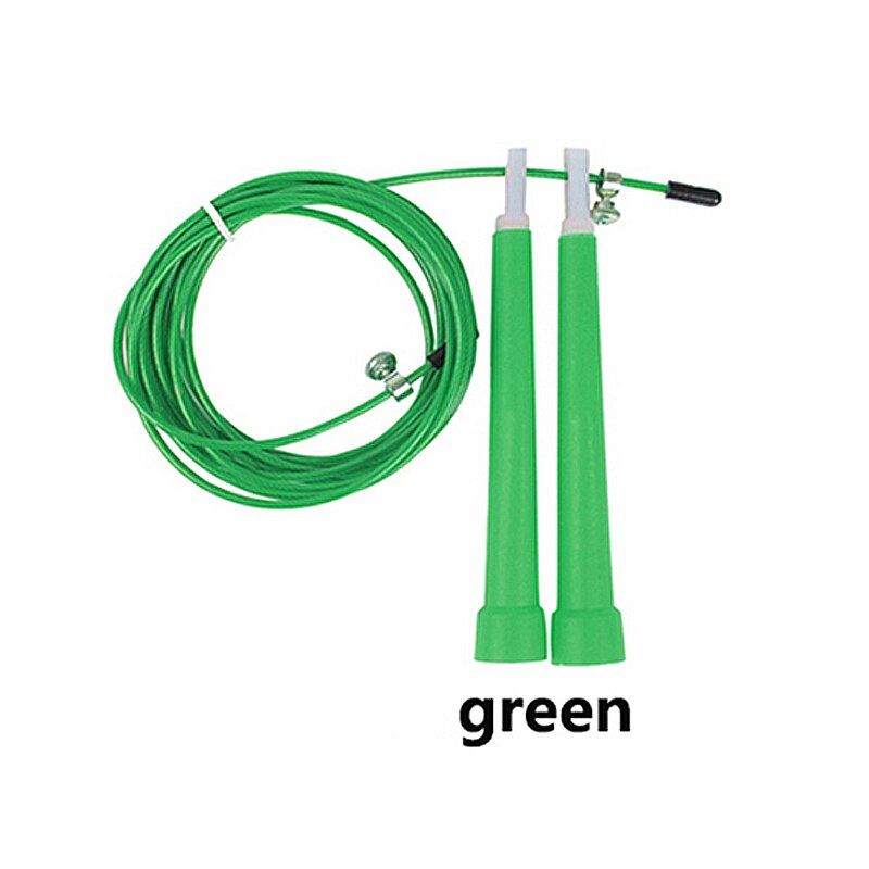 300CM Jump Skipping Ropes Cable Steel Adjustable Fast Speed ABS Handle Jump Ropes Crossfit Training Boxing Sports Exercises