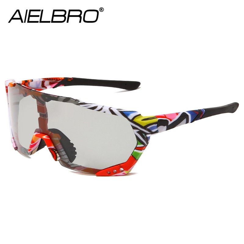 New Cycling Men's Glasses Photochromic Cycling Sunglasses Polarized Cycling Eyewear UV400 Sunglasses Women