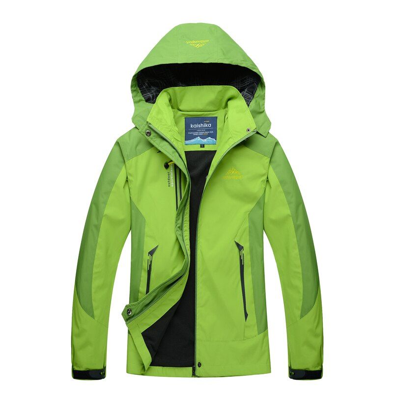 Rain Jacket Men Waterproof Hiking Jackets Women Autumn Outdoor Sports Camping Coat Climbing Windbreaker Travel Black