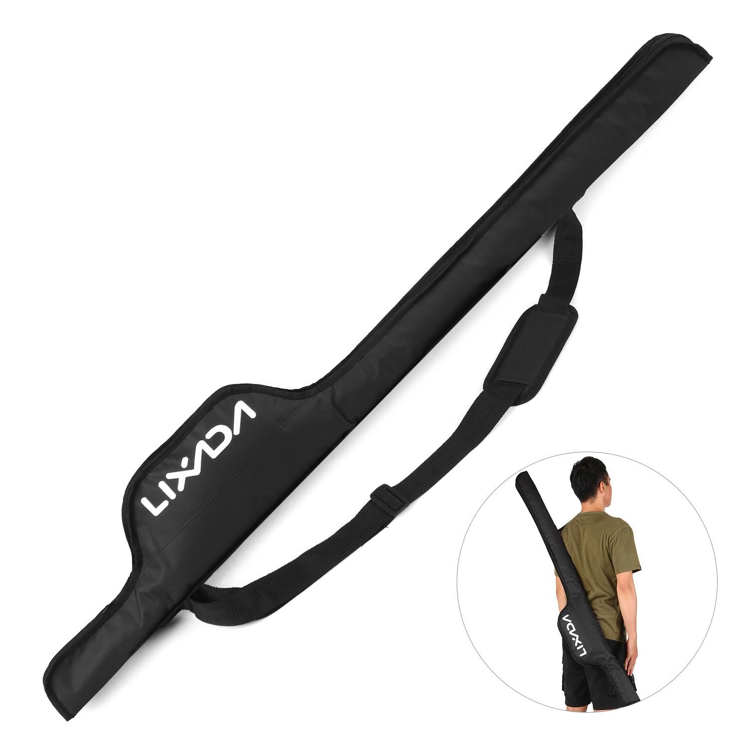 55 Inch Fishing Rod Bag Portable Folding Fishing Pole Tackle Protective Cover Case Storage Bag