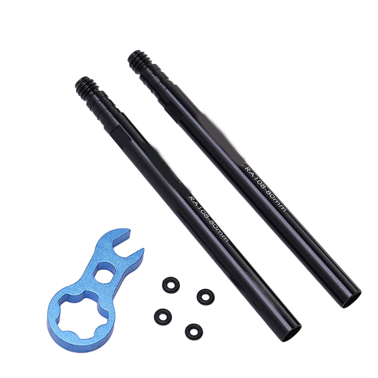Valve Extender Portable Corrosion Resistant High Strengh Tire Extension Anodized Treatment for Bike