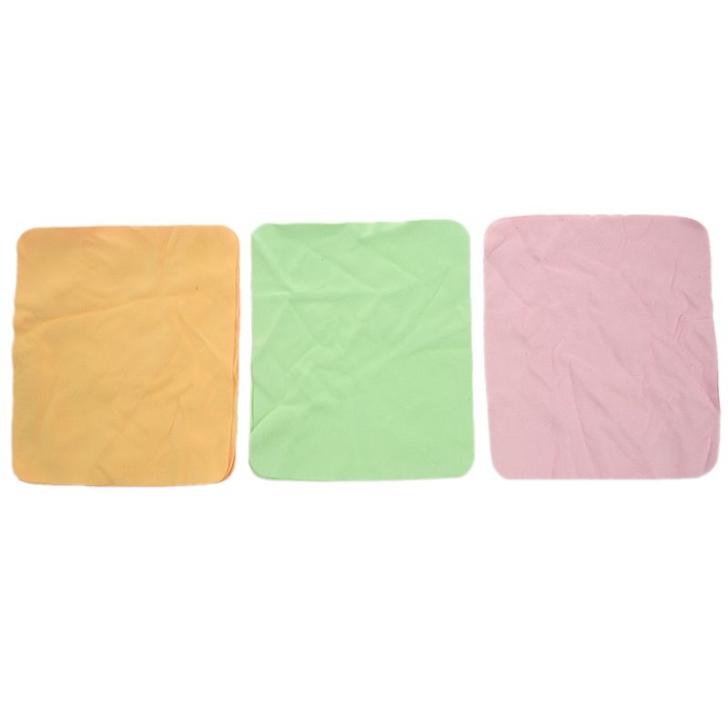 10 Pcs Glasses Cloth Eyeglasses Chamois Cloth Microfiber Cleaning Cloth Wipe Mobile Phone Screen Lens