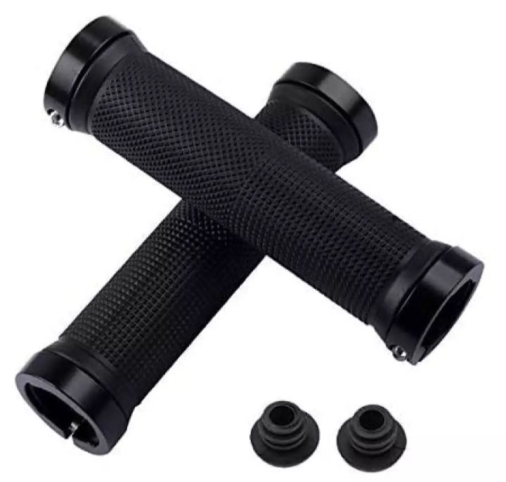 Bicycle Handlebar Lock Grip mountain bike Handle Double Lock on Grip
