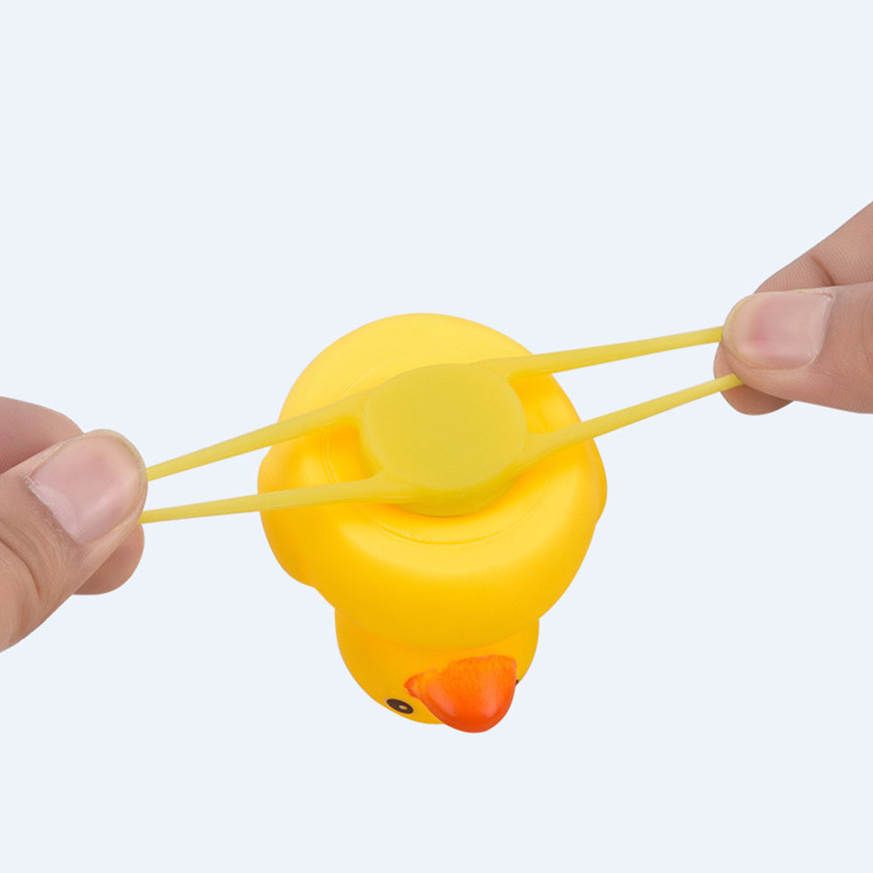 Bike Bell Little Yellow Duck Horn 5 Pieces Mini Style Light Bicycle Warning Lamp Cycling Accessories For Toys Scooter Road