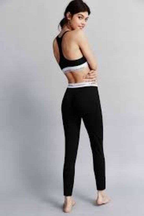Ladies Modern Cotton Sports Bra Panty Leggings Set