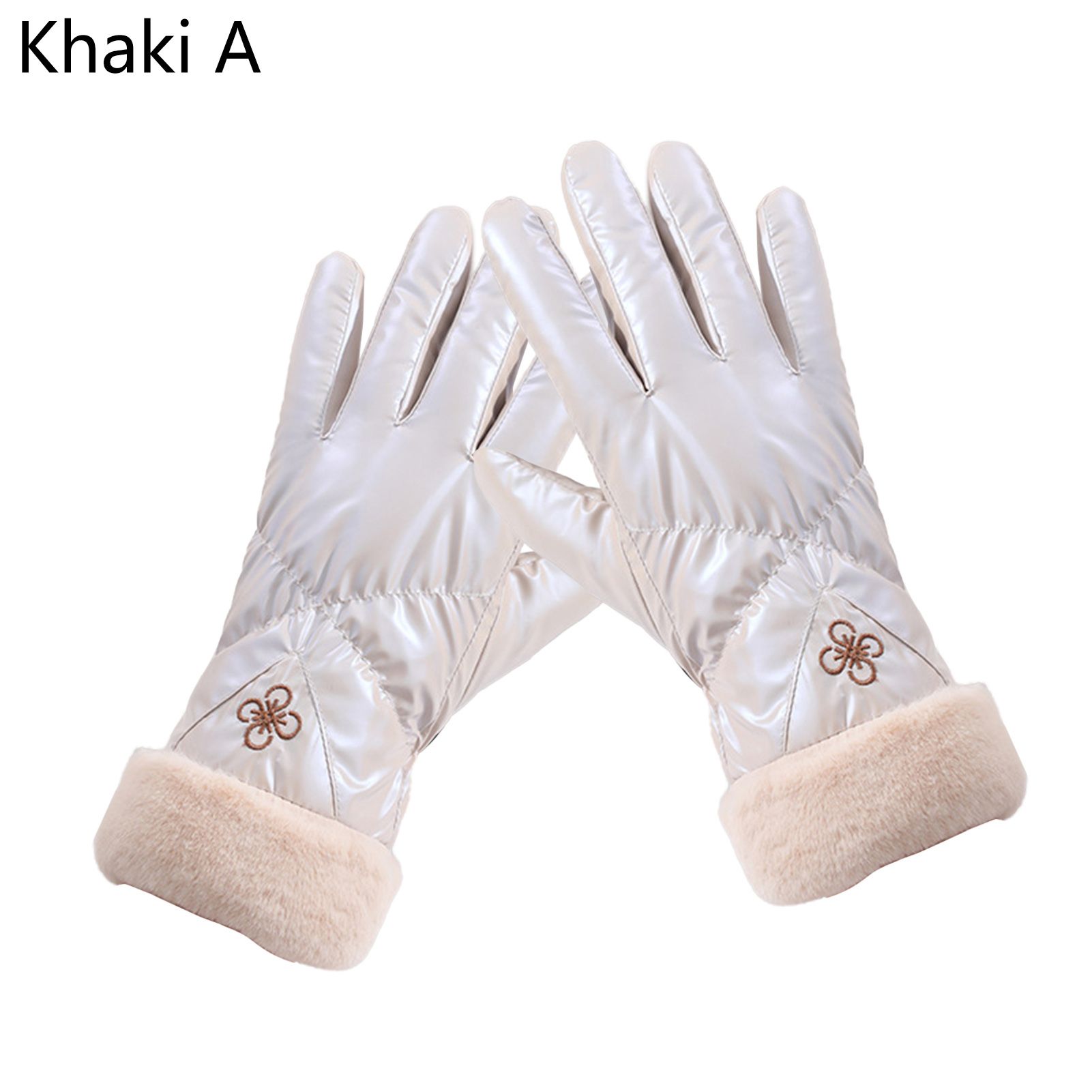 Female Gloves Fine Workmanship Autumn Winter Full Finger Gloves