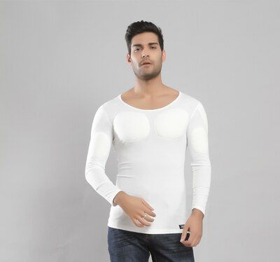 Pads Chest  Muscle Men's Invisible ABS Shaper Soft Male Protective Snge Enhancer T-shirt
