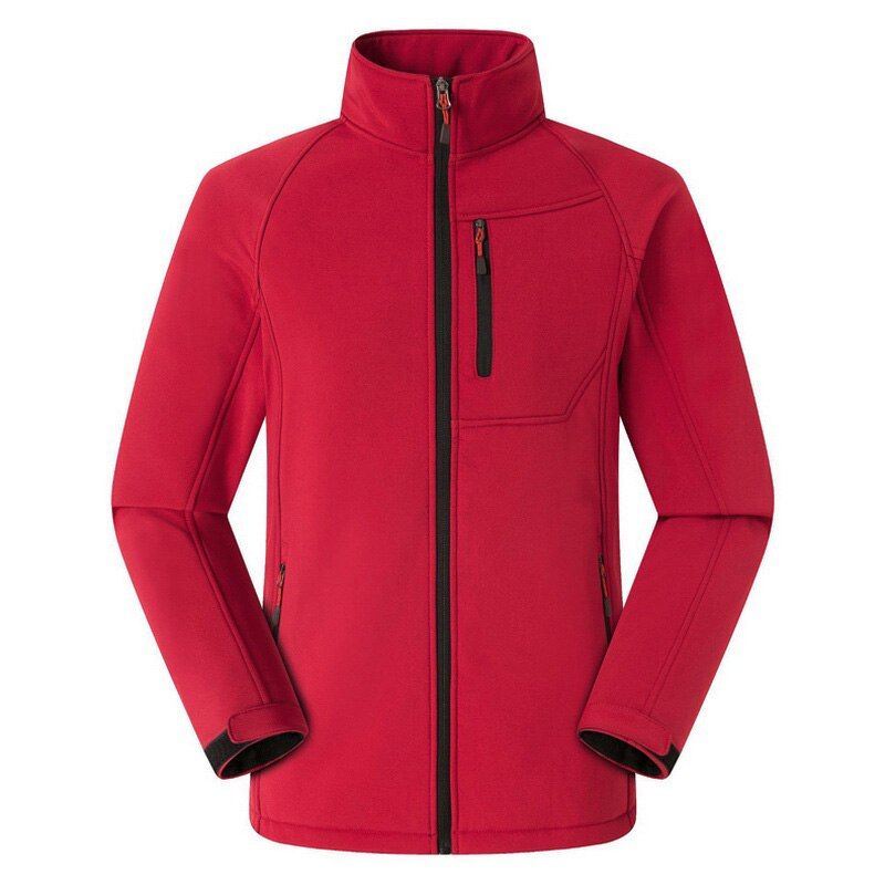 NUONEKO Men Women Softshell Fleece Hiking Jackets Autumn Outdoor Waterproof Jacket Climbing Camping Male Warm Coat JM11