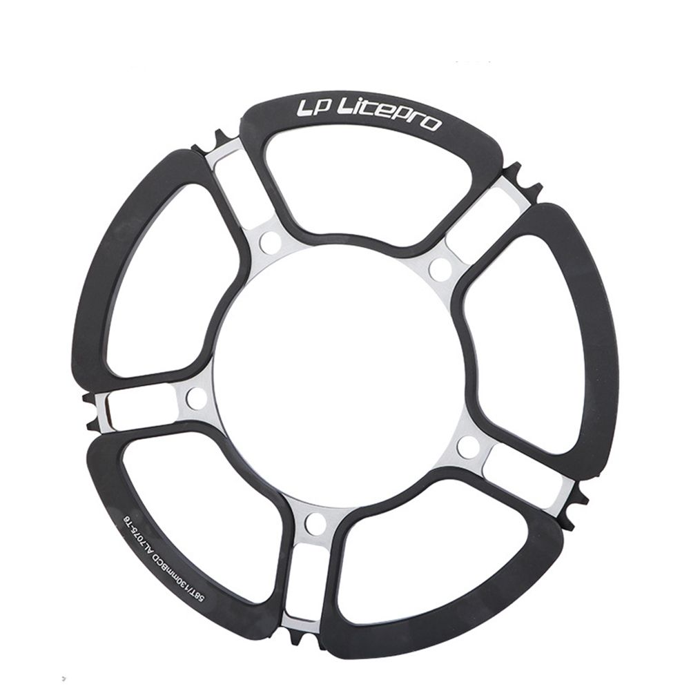 Yfashion Aluminum Alloy Lp Litepro Bike  Chainwheel Five-hole Petal 130bcd Road Chain Ring