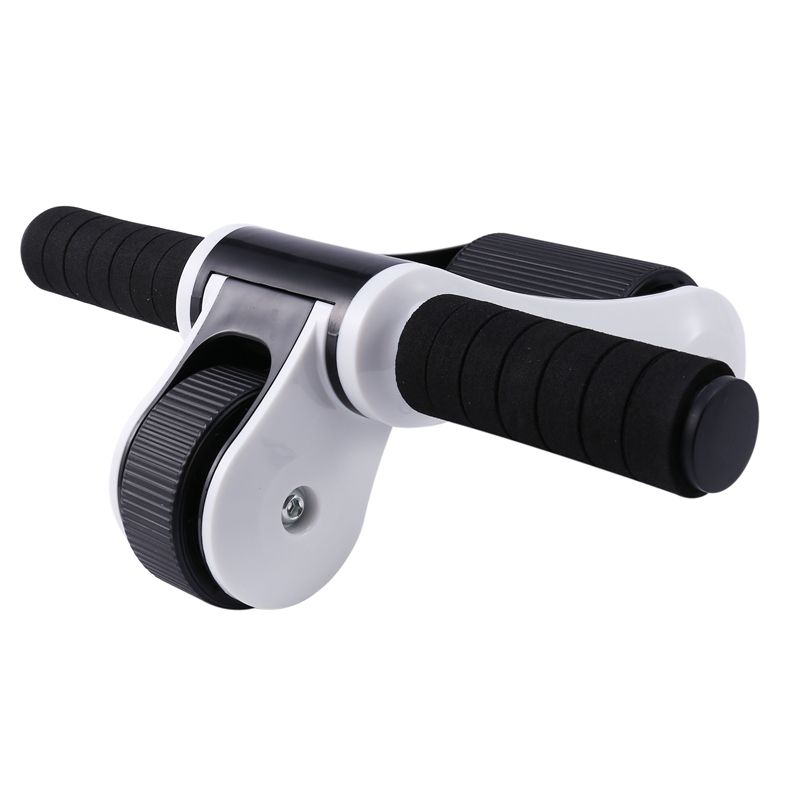 Abdominal Wheel Exercise Roller Foldable Fitness Mens and Womens Home Gym Mute Roller Arm Training Fitness Equipment