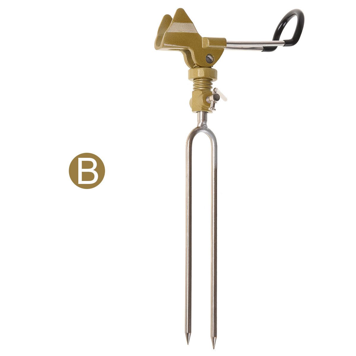 Fishing Rod Stand Bracket Angle Adjustable Fishing Rod Stand Metal Handle Support Holder for elescopic / Handle Rod