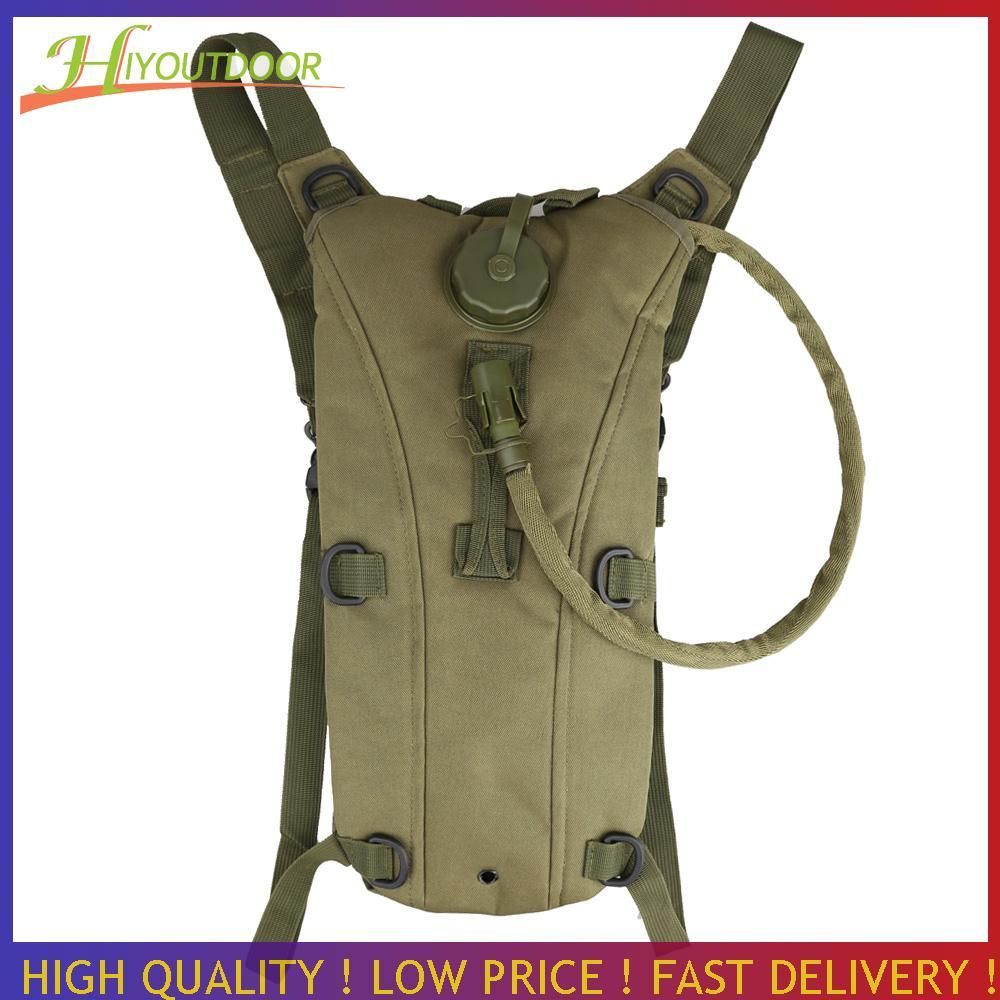 3L Water Bag Molle Hydration Backpack Outdoor Nylon Sport Bladder Bag