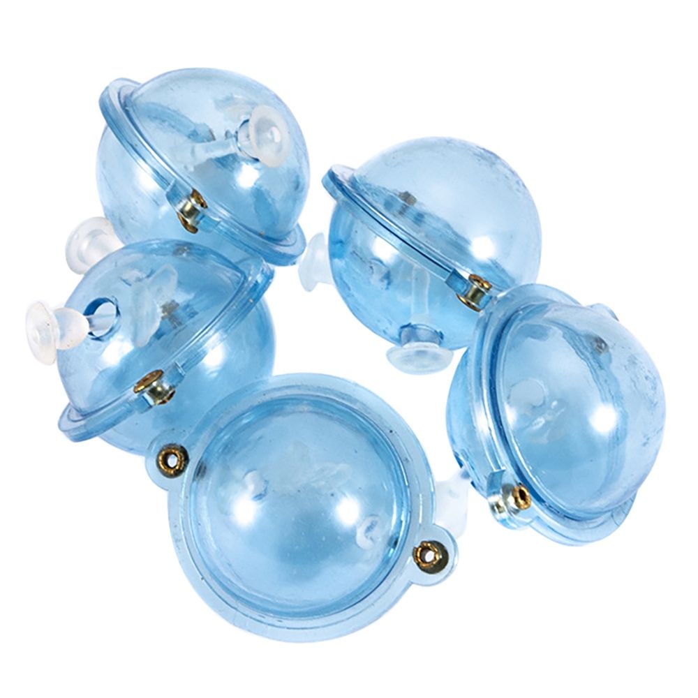 5 Pieces Water Ball Bubble Buoy Fishing Float Terminal Tackle Pierced Outdoor for Fishing Tackle Accessories