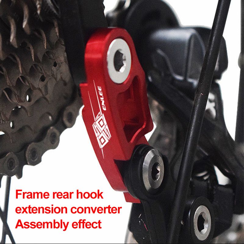 Extension tail structure Bicycle rear derailleur frame tail hook extension extension converter riding accessories