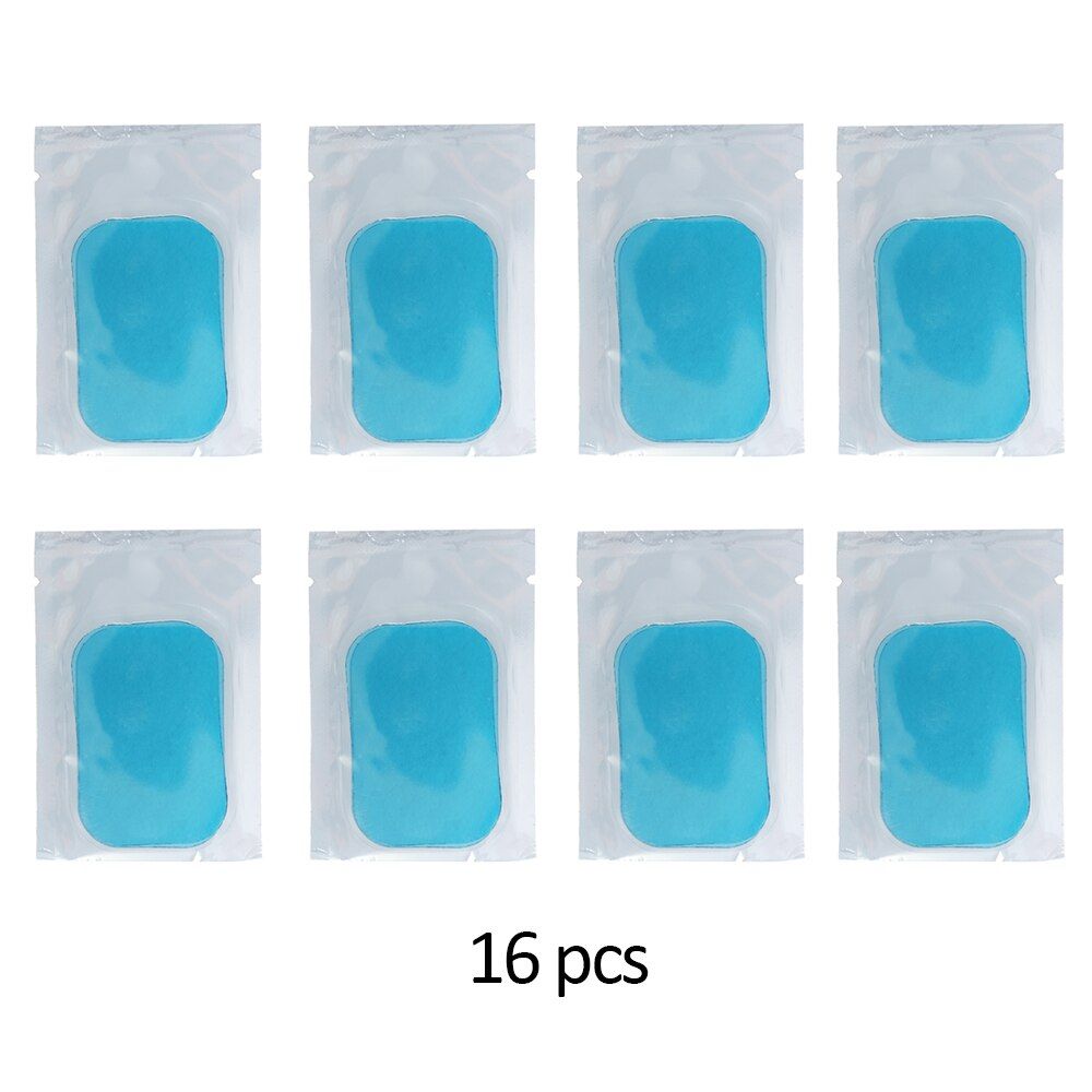 60PCS Fitness Abdominal Hydrogel Gel Stickers Gym Smart Muscle Stimulator Abdominal Tool Training Device Gym Equipment Stickers