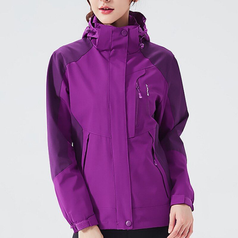 M-4XL Woman Spring Autumn Waterproof Hiking Outdoor Jackets Camping Fishing Sports Travel Cycling Pluse Size Coat