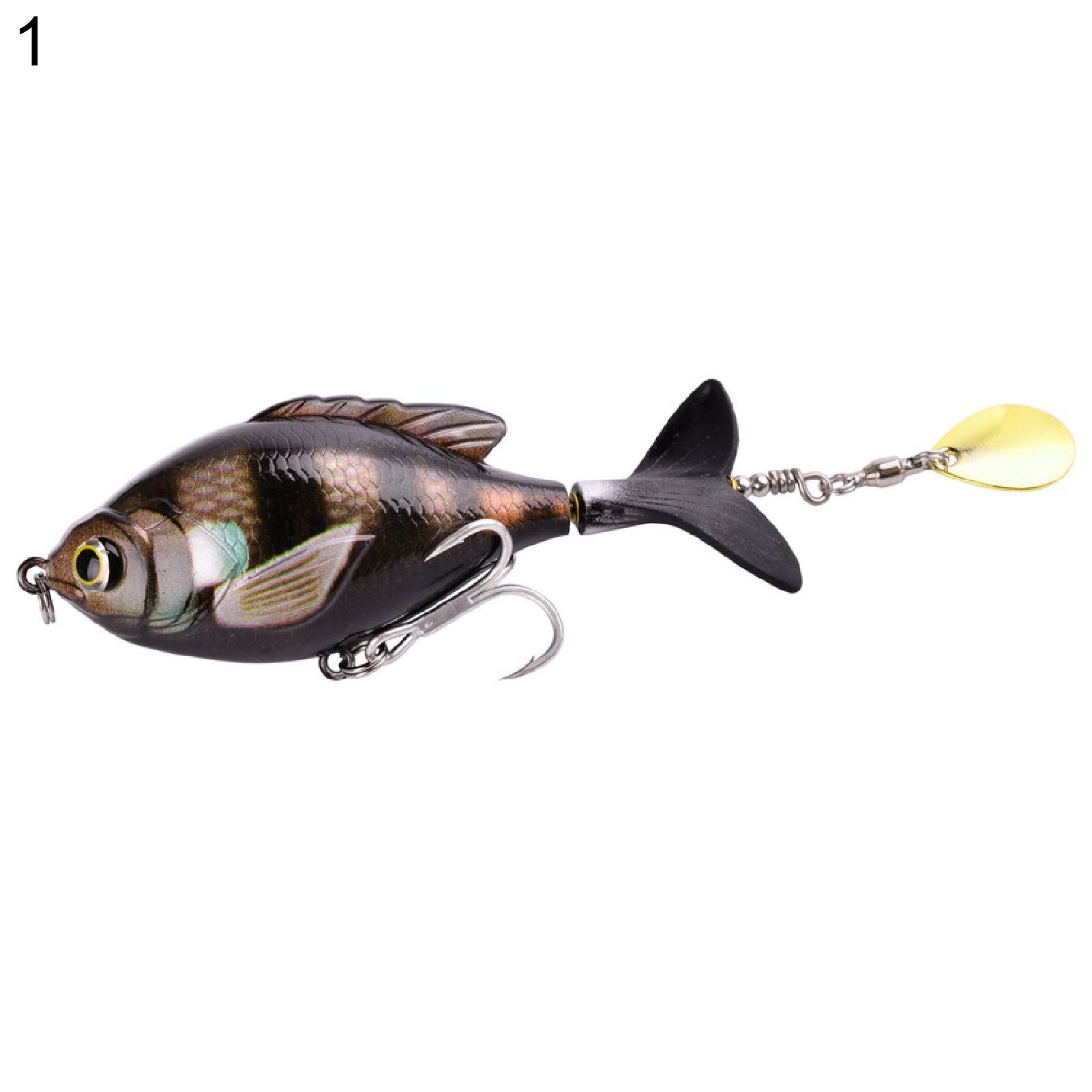 9.7cm Faux Fish Lure Fake Hard Bait with Lifelike 3D Eyes Fishing Gear Tackle