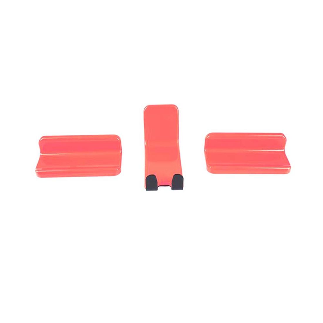 3Pcs/Set Bike Wall Mount Bicycle Stand Holder Mountain Bike Rack Stands Hanger Hook Storage Bicycle Rack,Orange Red