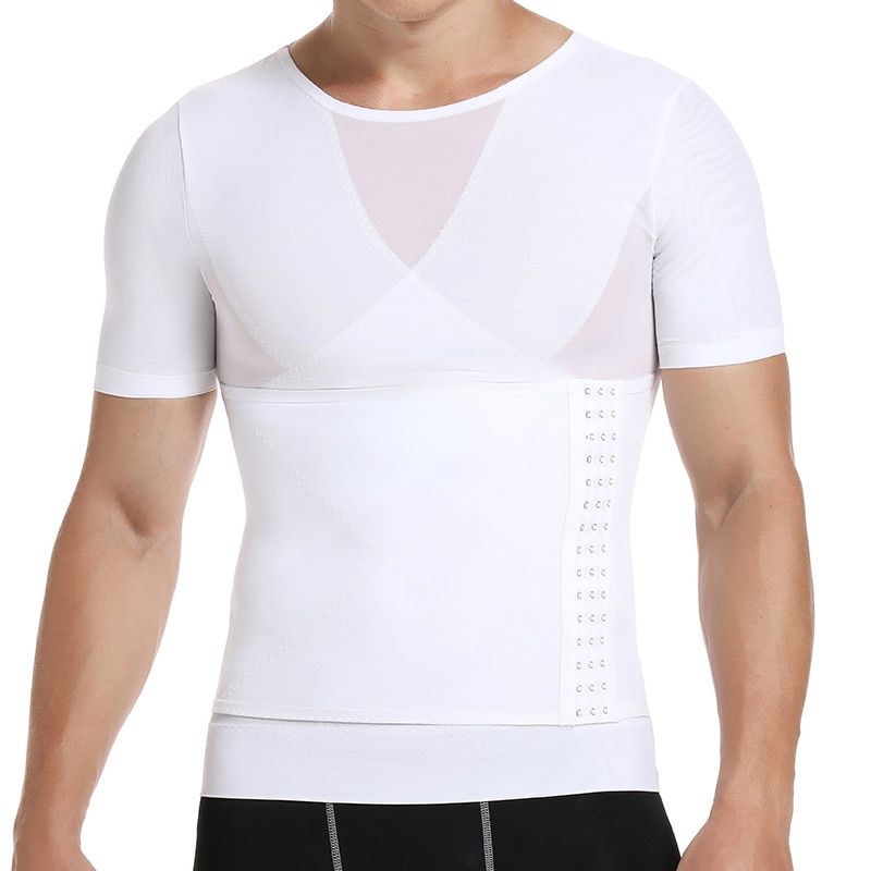 Men Body Shaper Waist Trainer Tummy Control T-Shirt Compression Shirts Weight Loss Slimming Underwear Abdomen Slim Tank Tops